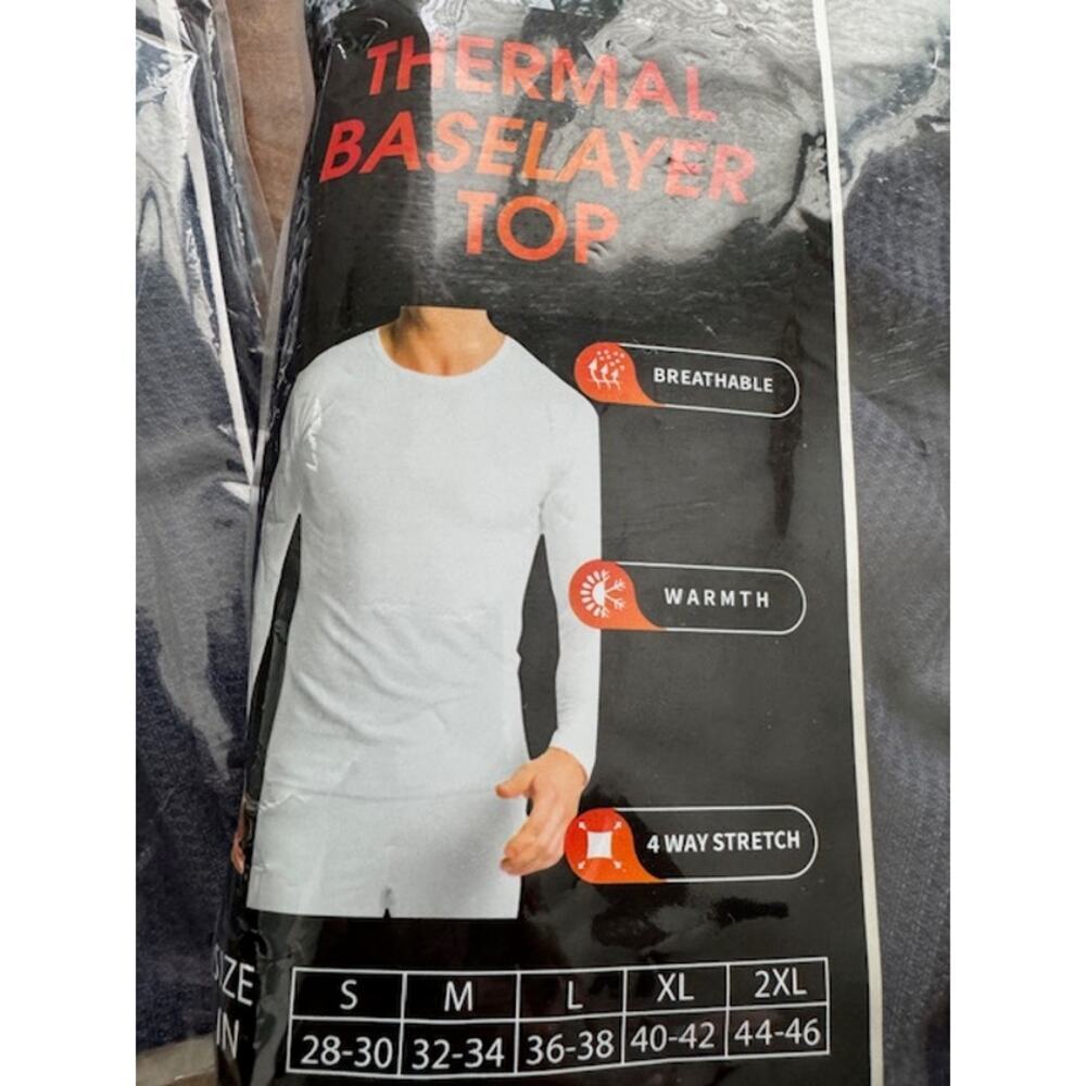 Lumb'r Jack NWT Men's Blue Thermal Base Layer Waffle Knit Top Pant Set- Size L - Picture 5 of 6